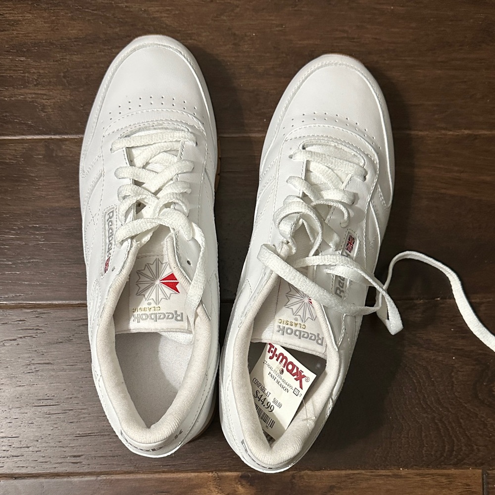 Reebok Classic White Leather Sneakers